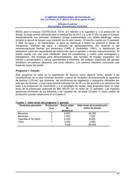 ecosystem services to and from north american arid ... - Conabio