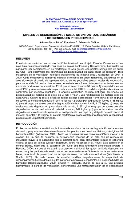 ecosystem services to and from north american arid ... - Conabio