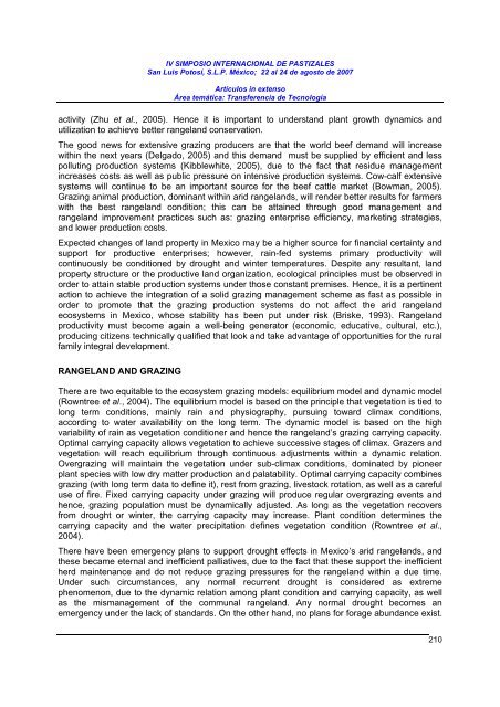 ecosystem services to and from north american arid ... - Conabio