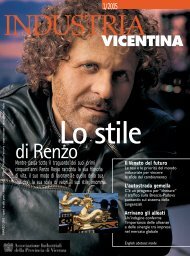 Industria Vicentina 1-2005.pdf - Confindustria Vicenza