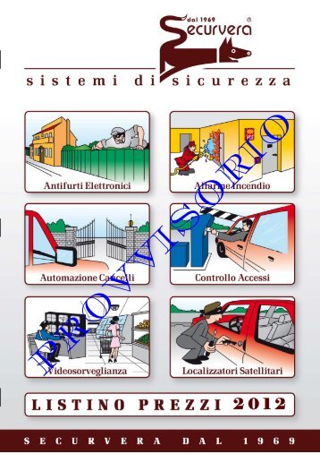 Listino 2013 per il sito in formato PDF - Sbeco.It