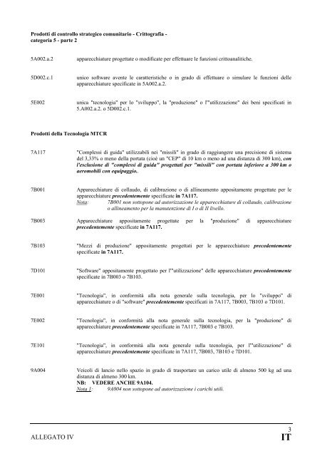 12005/07 ADD 1 us DG E CONSIGLIO DELL'UNIONE ... - Senato.it