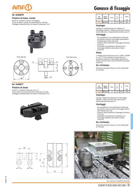 Catalogo Staffe, Dadi e Bulloni AMF - Corisnc.It