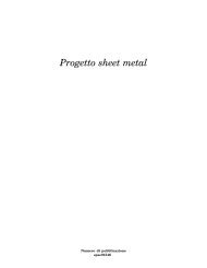 Progetto sheet metal Solid Edge - Siemens