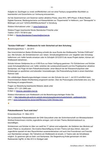 SchulNews online 41 – März/April 2013 - KV