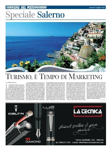 TURISMO, È TEMPO DI MARKETING - Corriere del Mezzogiorno ...