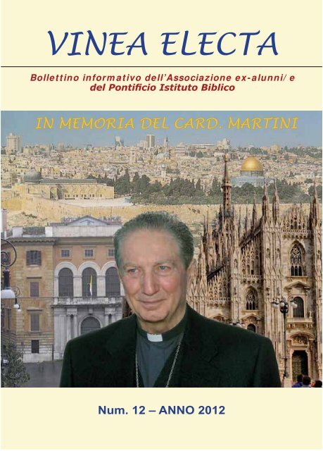 VINEA ELECTA Pontificio Istituto Biblico