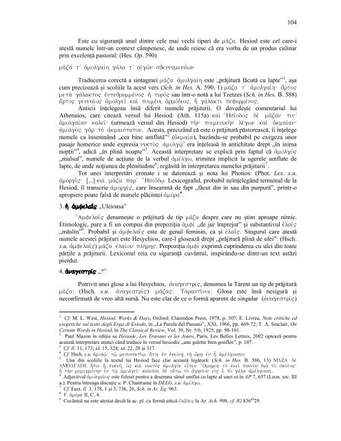 Vocabularul culinar in greaca si latina - fisier pdf - Clasice.ro