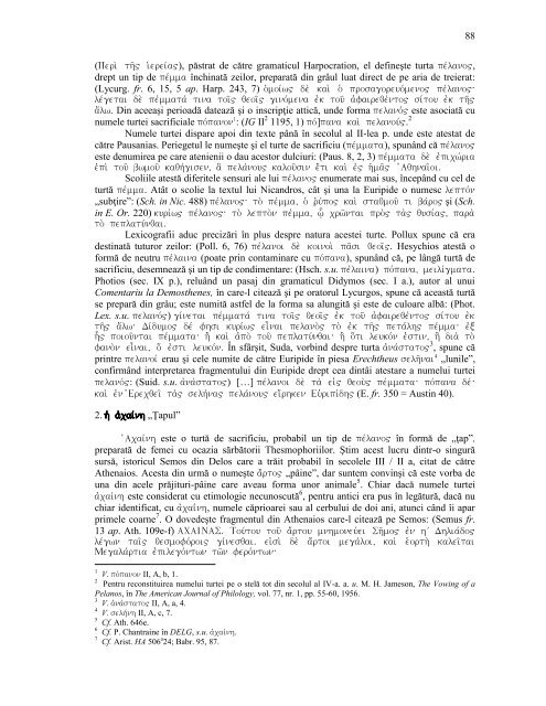 Vocabularul culinar in greaca si latina - fisier pdf - Clasice.ro