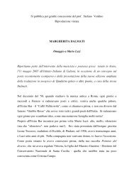 Margherita Dalmati Omaggio a Mario Luzi - Cristina Campo