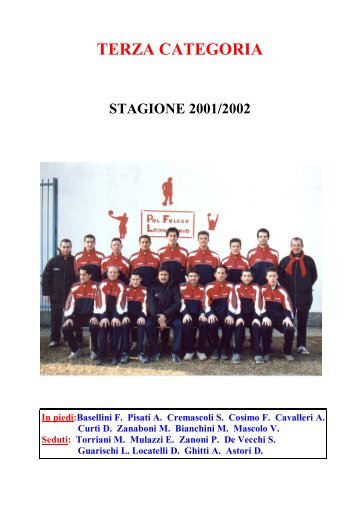 04-CAMPIONATO 2001 2002 - Fulgor Lodivecchio