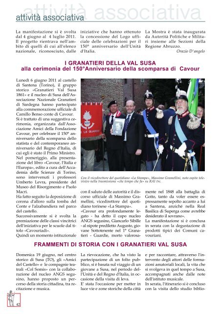 16.06.2011 - Associazione Nazionale Granatieri di Sardegna