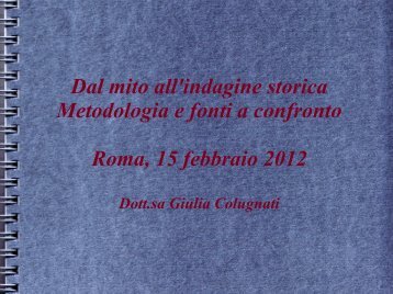 SEMINARIO UNIROMA1 a.a. 2011-2012 COLUGNATI.pdf - Filottete