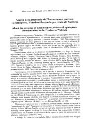 Acerca de la presencia de Thaumetopoea pinivora (Lepidoptera ...