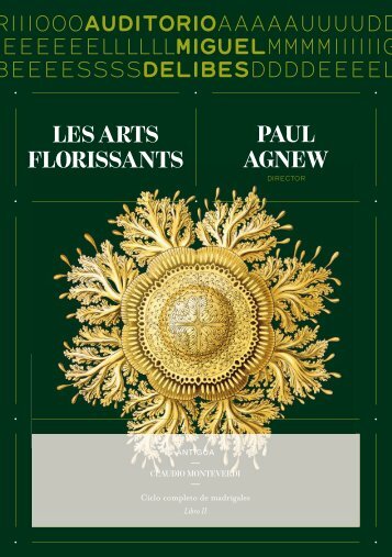 LES ARTS FLoRiSSAnTS PAUL AGnEW - Blog del Auditorio Miguel ...