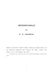 ABECEDARIO ANDALUZ - Antonio Rodríguez Almodóvar
