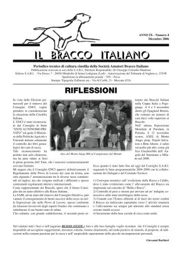 ANNO IX - Il bracco italiano.net