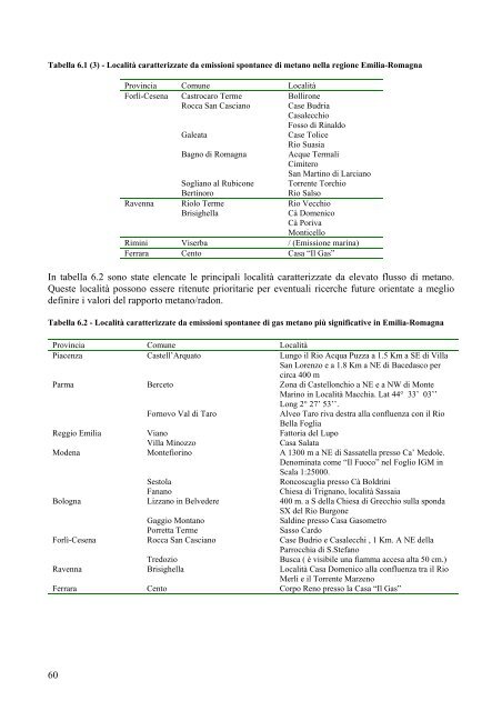 Il Radon ambientale in Emilia-Romagna - Arpa