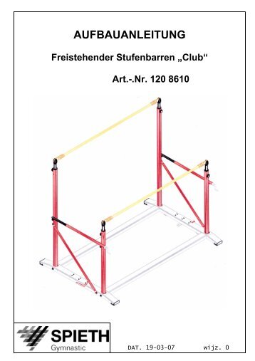 046 Freistehender Stufenbarren 1 - Sport-Thieme CH