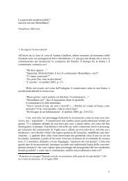 La guerra dei mondi possibili * (ancora sul caso ... - Vigata.org