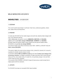 novelties - overview wilk novelties 2012/2013 - Knaus Tabbert ...