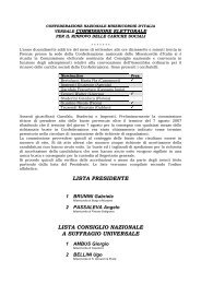 Al verbale della Commissione Elettorale - Misericordia On Line