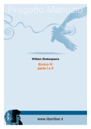 William Shakespeare Enrico IV parte I e II