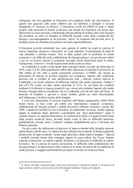 L'esclusione sociale in Lombardia - Eupolis Lombardia - Regione ...