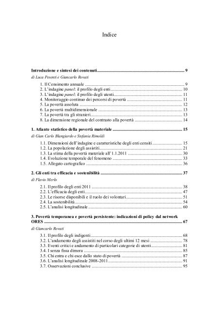 L'esclusione sociale in Lombardia - Eupolis Lombardia - Regione ...