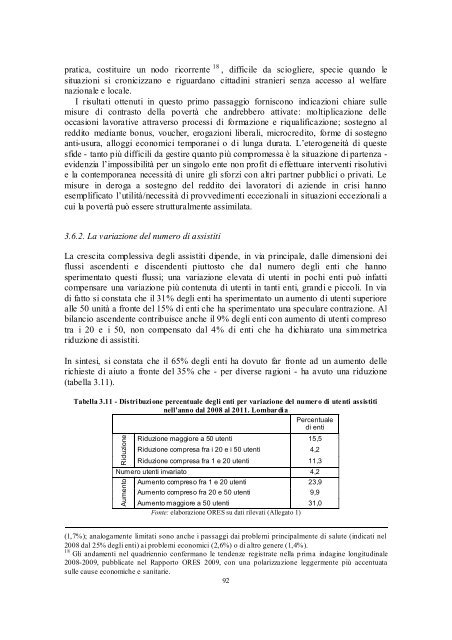 L'esclusione sociale in Lombardia - Eupolis Lombardia - Regione ...