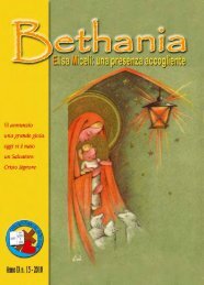 Bethania Anno IX n. 13 - 2010 (PDF) - Elisamiceli.it