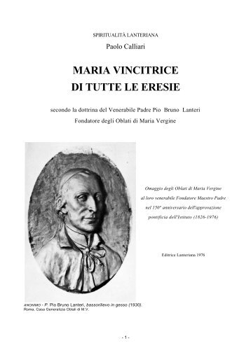 Maria vincitrice di tutte le eresie - Villa Schiari