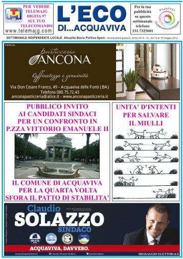 numero del 13-05-2013 - telemajg