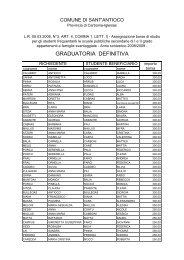 graduatoria - Comune di Sant'Antioco