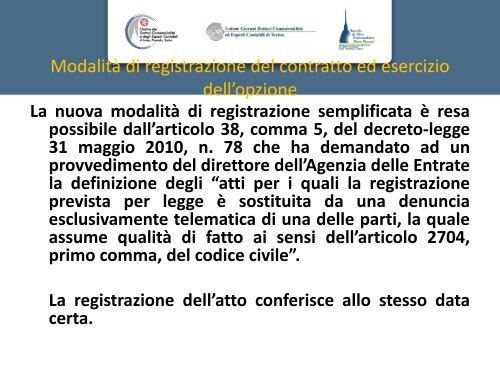 Slides - Ordine dei Dottori Commercialisti e degli Esperti Contabili di ...