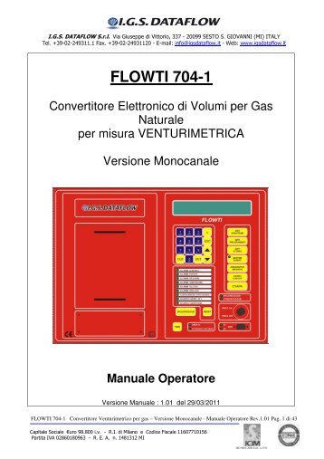 FLOWTI-704-1 Manuale_IT_0101.pdf - IGS DATAFLOW Srl