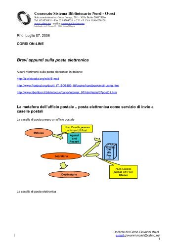 Formato Pdf - Consorzio Sistema Bibliotecario Nord Ovest