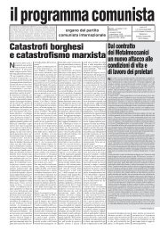 Catastrofi borghesi e catastrofismo marxista