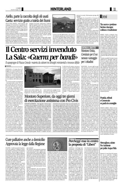 Edizione del 10/05/2013 - Corriere