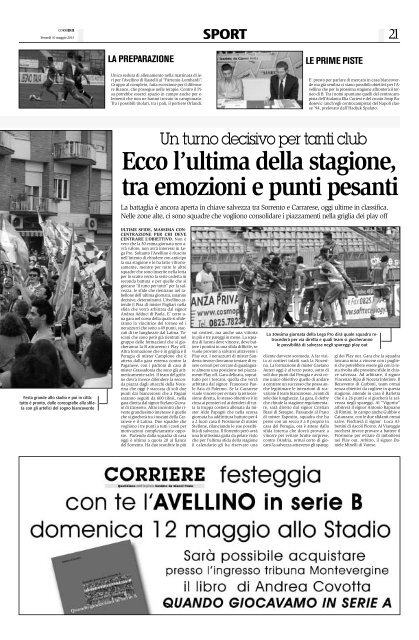 Edizione del 10/05/2013 - Corriere