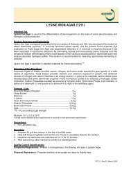 Lysine Iron Agar — 7211