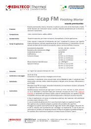 Ecap FM Finishing Mortar - Edilteco