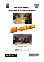 ENERGIELEITBILD Gemeinde Muckendorf-Wipfing