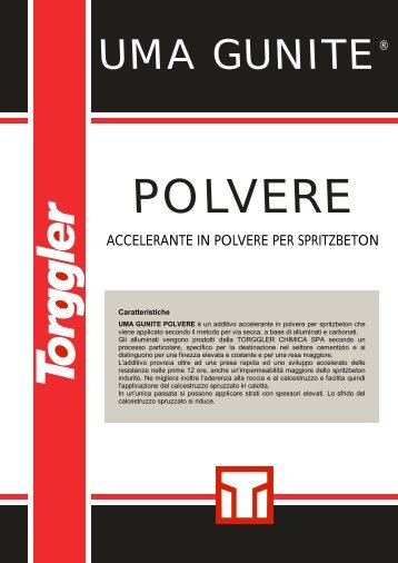 UMA GUNITE POLVERE - Torggler