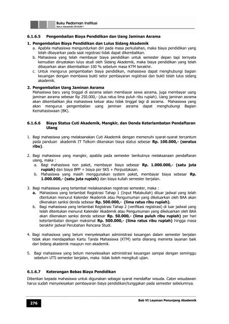 buku pedoman institut teknologi telkom tahun ... - Poltekkes Medan