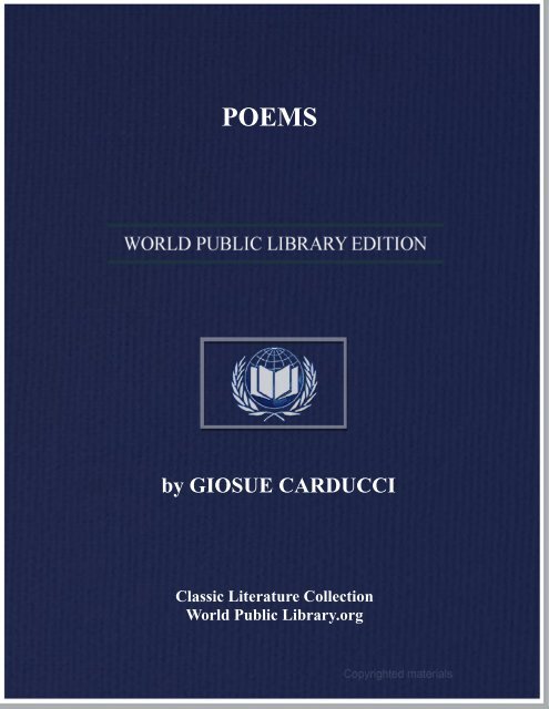 by GIOSUE CARDUCCI - World eBook Library