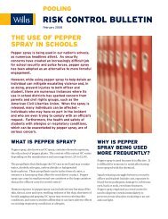 The Use of Pepper Spray in Schools - Willis
