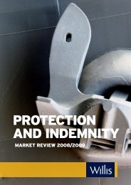 PROTECTION AND INDEMNITY - Willis
