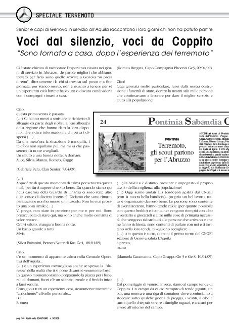 Rivista mensile n. 3 - Settembre 2009 Poste Italiane Sped ... - Niscemi