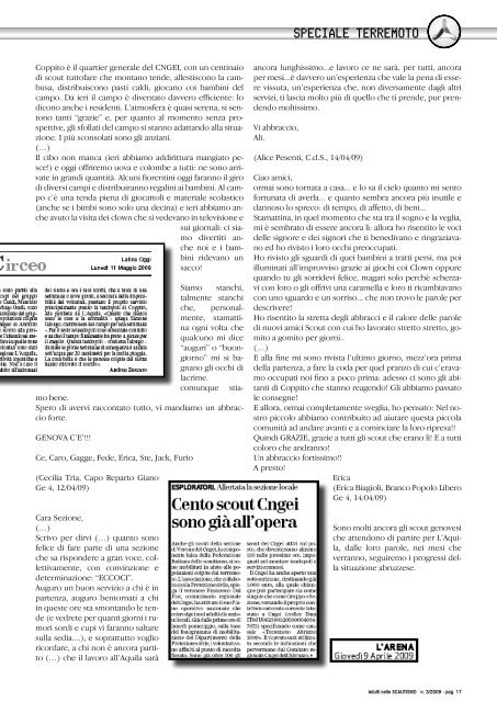 Rivista mensile n. 3 - Settembre 2009 Poste Italiane Sped ... - Niscemi